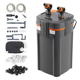 Aq-907f-uv Vevor Aquarium Filter 396gph 4-stage Canister 120 Gallon Uv Protection
