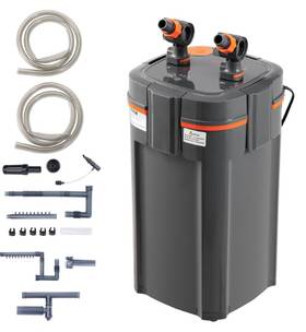 Aq-911f-uv Vevor Aquarium Filter 528gph 5-stage Canister 200 Gallon 20w