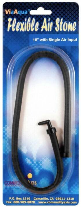 As-45 Via Aqua Flexible Air Stone With Single Input 18 Inch Long - 1 Ct