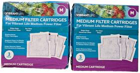Vibrantlife 194346416844 Vibrant Life Medium Filter Cartridges Pack Of 3 Filters New Open Box X 2 Boxes