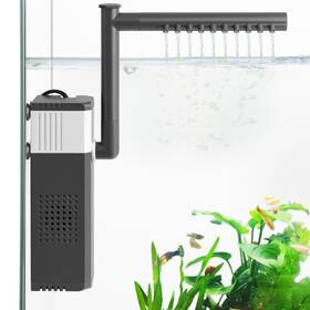 Villno 658362015189 10w 130gph Powerful Aquarium Filter For 5-20gal Fish Tank Adjustable