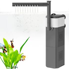 Villno 658362018982 20w Large And Powerful Aquarium Filter Adjustable For 40-80gal Fish T