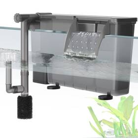 Mb-405-filter Villno 7w Hang-on Aquarium Filter 177gph Quiet Fish Tank With Sponge
