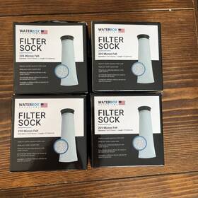 Waterbox 850000451896 4 Pack Aquariums 2.75 Inch 225 Micron Filter Sock