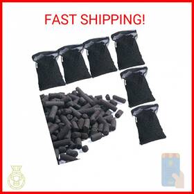 Wave Point Technology 19483 6 Lbs Premium Grade Virgin Activated Carbon Charcoal Pellets In Mes