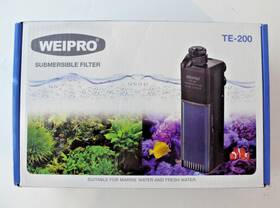 Te-200 Weipro 3-layer Aquarium Inner Filter 4w Adjustable Filtration Pump