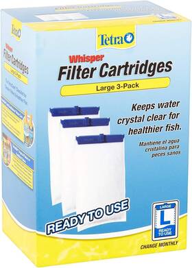 B004zrbj5e Whisper Large Aquarium Filter Cartridge 3pk
