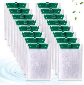 Xbbwmrs 313108096012 16-count Medium Filter Cartridges Compatible With Tetra Whisper Bio-bag Filters
