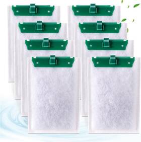 Xbbwmrs 445018233201 8 Count Medium Filter Cartridges Compatible With Tetra Whisper Bio-bag F