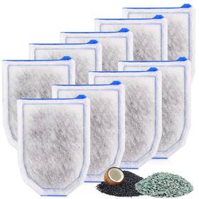 Ex70 Xbbwmrs 762736745739 9 Pack Carbon Filter Large Compatible With Tetra Whisper Ex30/ex45/ex70 Filters