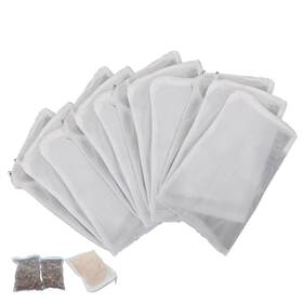 Xbiupoee 768461256410 15 Pcs Aquarium Filter Media Bags With Zipper For Activated Carbon Reusable W