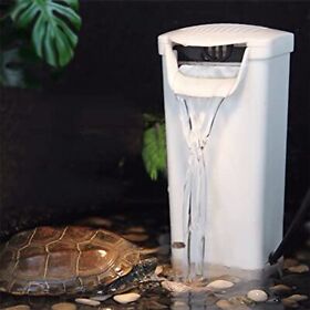 Xeoguiya Turtle Tank Filter Low Level Waterfall For Aquariums Fis