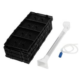 Xmhf 650226305139 Aquarium Fish Tank Undergravel Filter Board Air Tube 32pcs Black