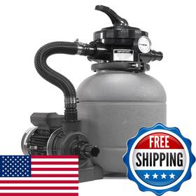 Xtremepowerus B09fncvm6g 12 Sand Filter For Above-ground Swimming Pools Max 2400gph 7-way