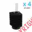 Xy-2891 2891 Xinyou 4pcs Corner Bio Sponge Filter Breeding Shrimp Nano Fish Tank Aquarium