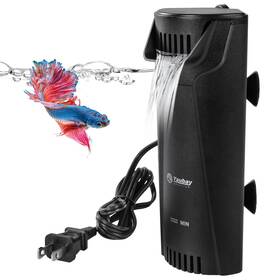B0brxfg4m8 Yaubay Quiet Internal Aquarium Filter 3-stage Bio-filtration Small Waterfall 10