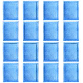 Yonice 721295428132 16 Pcs Aquarium Filter Cartridge Compatible For Aqua Tech 20-40/30-60 Gallon