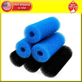C1807240018 Yootop Xiaoyztan 6pcs 6.0 X 2.5 Inch Aquarium Pre-filter Sponges Foam Filter Cartrid