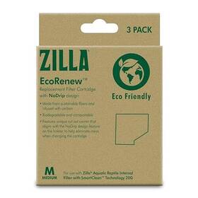 Zilla 096316002531 Ecorenew Filter Cartridges Aquatic Reptile Internal With Smartcl