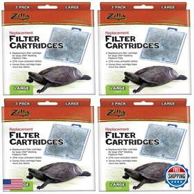 B083qmw54v Zilla 12 Pack Of Replacement Filter Cartridges Large For Deluxe And Premium