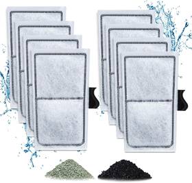 Cartridges-8 Zuqqony 445040916943 Filter Pack For Top Fin Ef-s And Bf5 Bettaflo Replacement