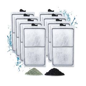 Pf10 Zuqqony 762715337306 8 Pack Pf-s Filter Cartridges For Top Fin Silenstream Power Filters Rem