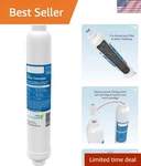 Inline Carbon Block Water Filter Cartridge For Ro Buddie - 1,500 Gallon Capacity. Fixed Price $19.94.