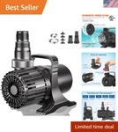 7000GPH-320W, Listed Large Fountain Submersible Water Pond Sump Pump Aquariu.... Fixed Price $217.59.