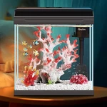 Pondon 4 Gallon Fish Tank With Detachable Lid, Low-iron Glass Aquarium Starter. Fixed Price $99.00.
