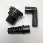Lifegard Bulkhead Return Kit, 90 Slip Elbow Xhose Barb, Screen Choose 1/2" Or 1". Fixed Price $11.99.
