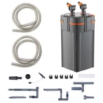 Aquarium Filter 317GPH, 4-STAGE Canister 100 Gallon, Ultra-quiet Internal. Fixed Price $123.52.