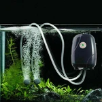 Aquarium Fish Tank Silent Air Pump 2 Bubble Disk Stone Hydroponic Oxygen. Fixed Price $13.29.
