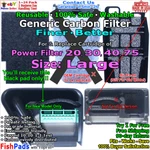 For Top Fin Power Filter Cartridge Large 20,30,40,60,75 Pet Smart Compatible Pad. Fixed Price $20.98.