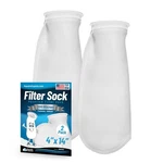 Aquatic Experts 4-INCH Ring 100 Micron Felt Filter Socks Long For Aquariums. Fixed Price $49.99.