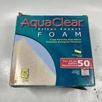 Aquaclear 50 Foam Filter Inserts Aquarium Replacement Media, 3-PACK A1394. Fixed Price $9.99.