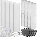 Fluval U4 Filter Media Kit 15PCS Bio Foam Carbon Rings Aquarium Replacement. Fixed Price $25.25.
