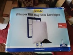 Fish Tank Aquarium Filter Cartridge Tetra Whisper Bio-bag Large 12-PACK New. Fixed Price $16.99.