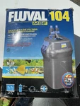 Fluval 104 Msf Canister Filter For 25 Gallon Freshwater Saltwater Untested. Fixed Price $75.00.