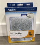 Aqueon Large Cartridge 3 Pack. Fixed Price $5.90.