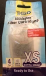 Tetra Whisper Cartridges Extra Small 4 Pack Aquarium Filters Xs. Fixed Price $12.59.