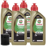 Maintenance Kit Castrol Ultimate 5W40 Filter Cagiva X-tra Raptor 1000 2001-2005. Fixed Price $90.49.