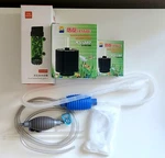 Fish Tank Aquarium Air Pump Sponge Filter Siphon Water Changer Qanvee Fluidizer. Fixed Price $21.99.