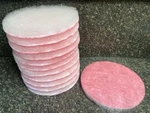 12" Circle Die Cut Pink Aquarium Media Filters Pads For Koi Ponds Pack. Fixed Price $35.52.