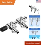 Efficient Fish Tank Control Valve Copper 2-WAY Air Splitter For Aquatic Needs. Fixed Price $7.64.