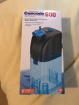 Penn Plax Cascade 600 Submersible Aquarium Filter Cleans Up To 50 Gal Fish Tank. Fixed Price $35.00.