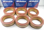 (6) Acdelco A1001C Engine Air Filters - 25096097. Fixed Price $58.49.