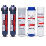Liquagen 6 Stage Rodi Filter Kit Reef Aquarium Dual Tds 2.5"X10". Fixed Price $65.99.