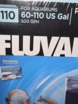 Fluval Aquaclear Power Filter 500 Gph For 60-110 Us Gallon Aquariums New. Fixed Price $82.50.