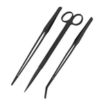 Mandala Crafts Black Stainless Steel Aquascaping Tool Kit Aquarium Plant. Fixed Price $21.59.
