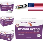 Sea Salt Granules For Marine Fish Tanks Instant Ocean Quality 200 Gallon. Fixed Price $151.99.